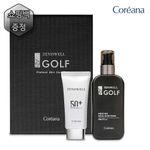 Coréana ZENISWELL Golf Premium All-in-One 2-piece Set – Black Seed Essence & Tone-Up Mineral Sunscreen for Nourished, Hydrated, Radiant Skin _ Made in KOREA